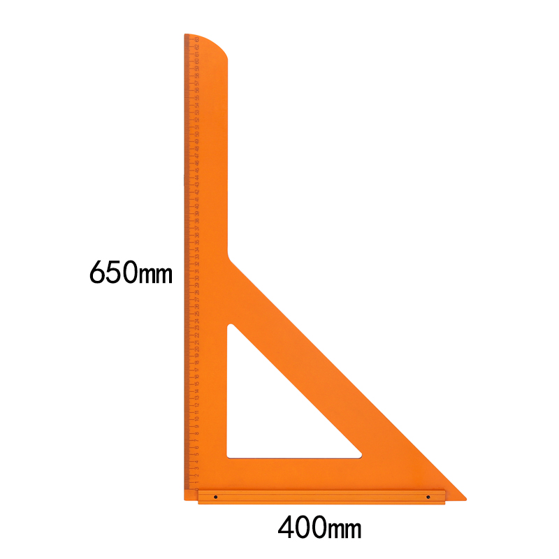 木工三角尺高精度装修工具锯台实心电木板装修拐尺靠山尺直角尺-图3