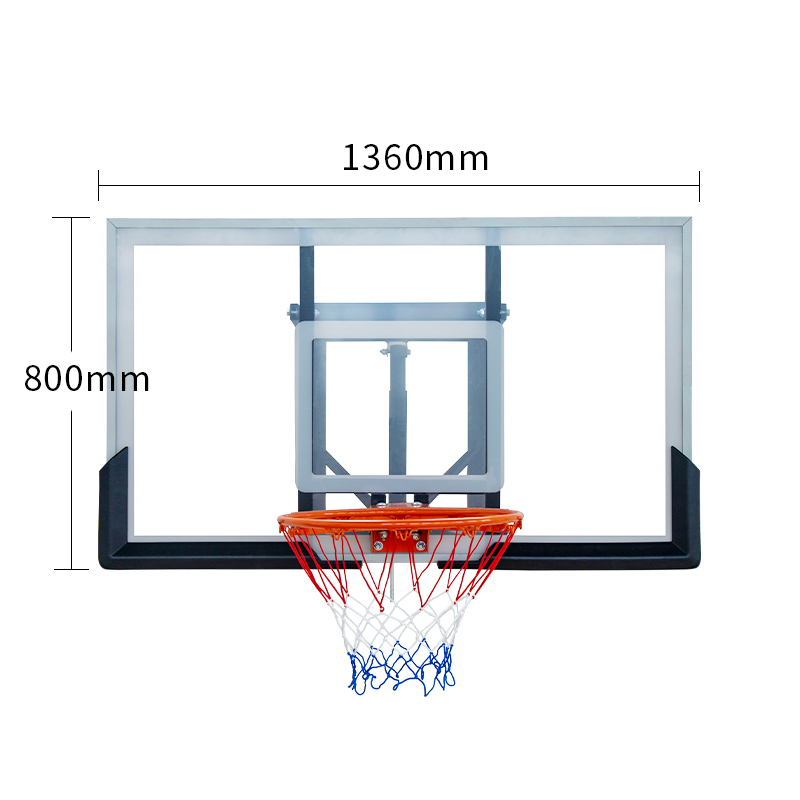 篮球框挂式室外篮板标准户外成人篮球架投篮框室内儿童家用可升降-图2
