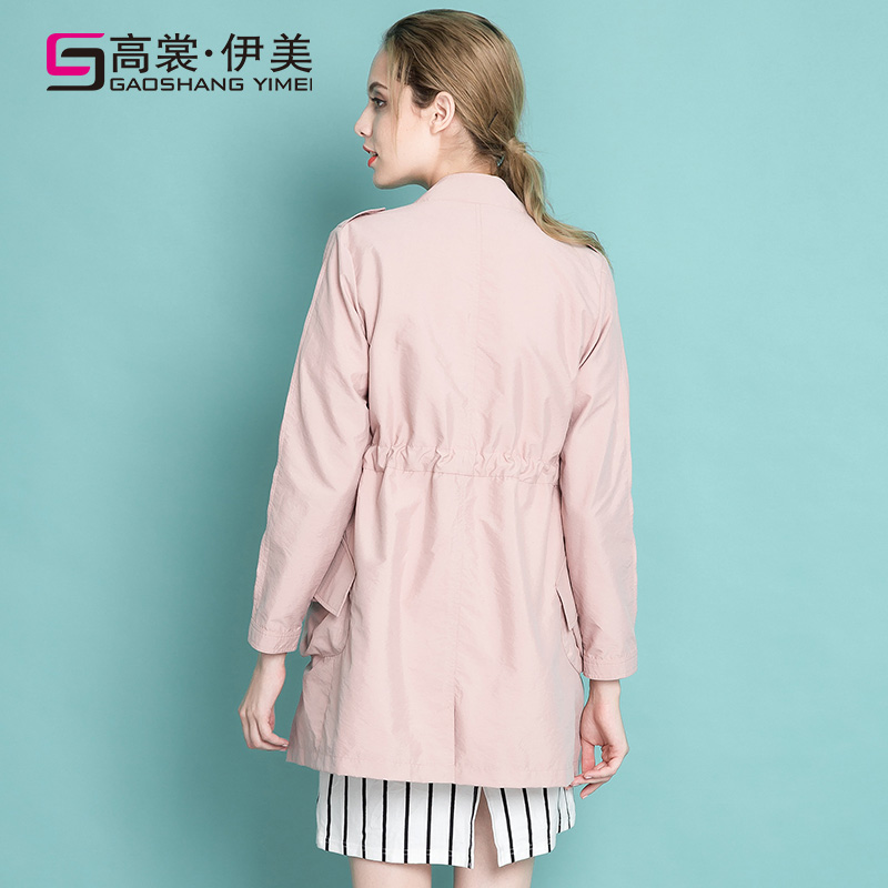 早秋外套 chic 新款韩版春秋装端庄大气薄款小个子 2018 风衣女中长款 早秋外套 chic 新款韩版春秋装端庄大气薄款小个子 2018 风衣女中长款