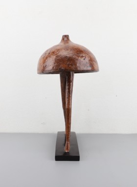 现代简约创意抽象蘑菇人物摆件