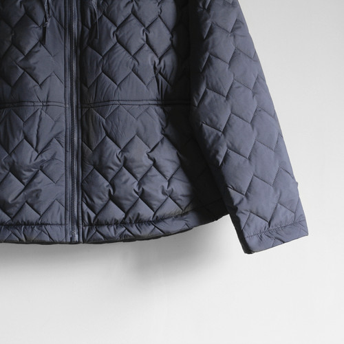 YUN韫初春冬季新品女装时尚连帽波浪格纹韩版宽松女棉衣外套 1597 - 图2