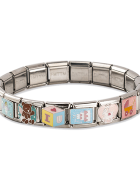 FMTTM模块手链小众精钢DIY礼物