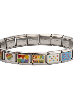 FMTTM模块手链小众精钢DIY礼物