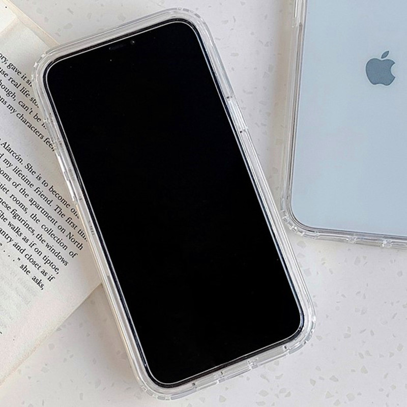 屏幕保护适用苹果13手机壳iphone12防摔11全包xsmax气囊pro透明x新款xr硅胶7p加厚ip8plus双层套pm包边xmax女