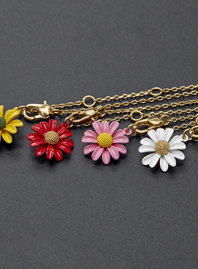 一款多戴小雏菊花朵项链新品