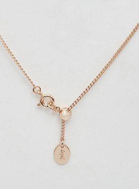 小众设计时尚简约百搭拉珠可调节锁骨项链颈链可搭配坠子三色裸链