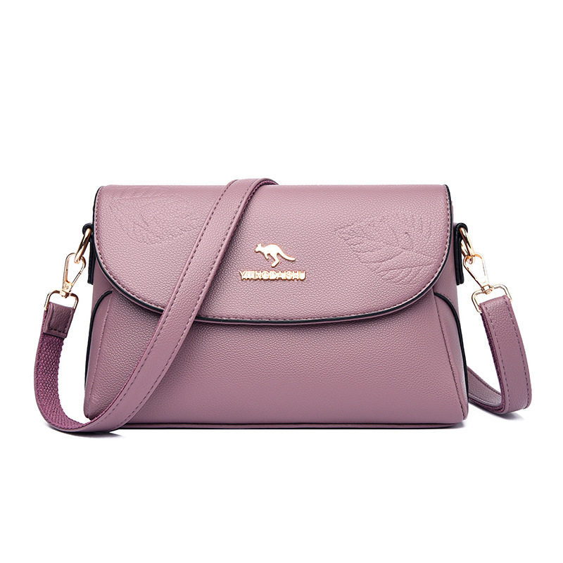 跨境外贸女包2024新款软皮压花单肩包中年女士斜挎包送妈妈,淘宝优惠券,粉丝福利购,淘宝优惠卷