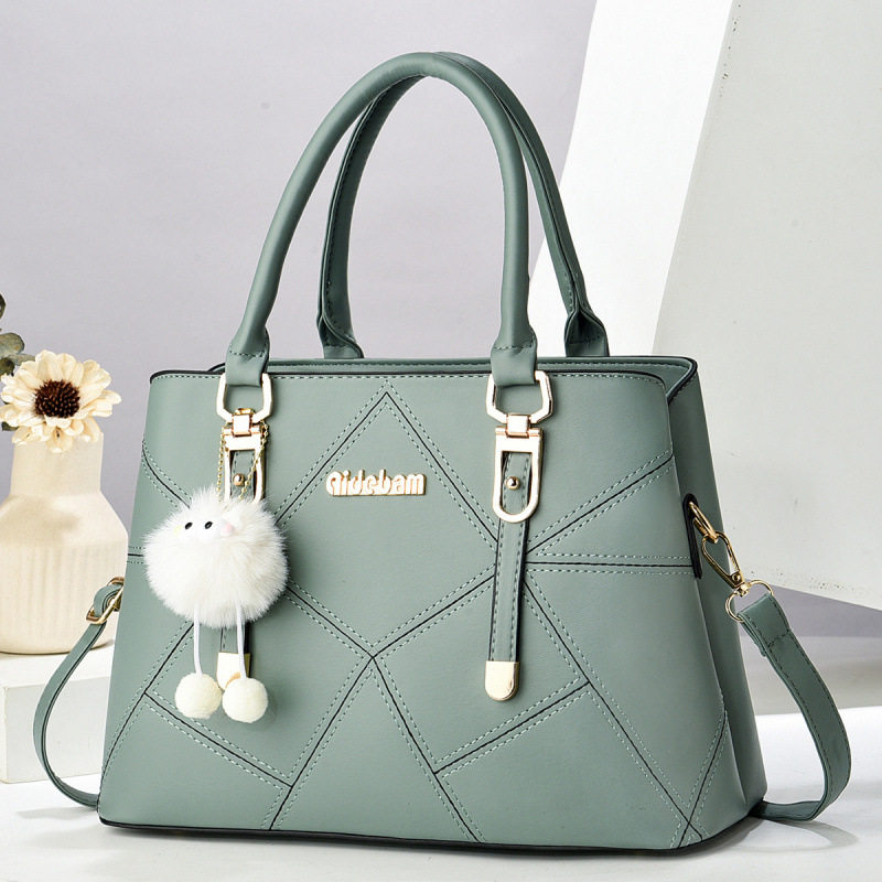 新款马卡龙菱格车缝线单肩包高颜值时尚单肩包跨境简约百搭斜挎包,淘宝优惠券,粉丝福利购,淘宝优惠卷