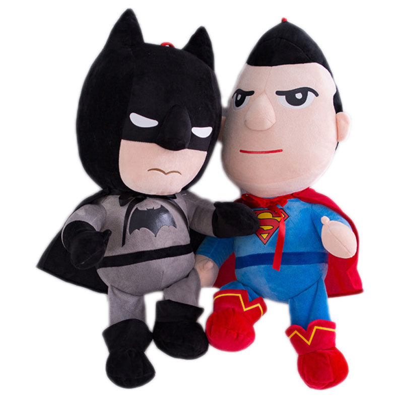 英雄联盟玩偶英雄人物毛绒玩具超人美国队长钢铁蝙蝠蜘蛛侠联盟公仔动漫玩偶