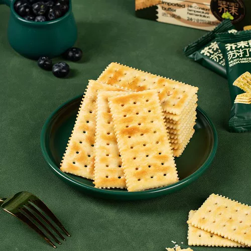 Mircen Macheng Machard Muft Butter Butter Sulfef Biscuits 238G коробка, пушистый хрустящий, хрустящий и пряный вкус, не -фрид