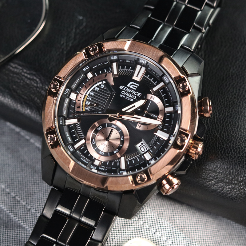 防水男表钢带 1A 559DC EFR 卡西欧手表男账动黑金大表盘 CASIO 正品 防水男表钢带 1A 559DC EFR 卡西欧手表男账动黑金大表盘 CASIO 正品
