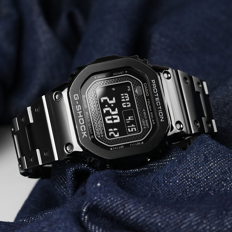 日本G-SHOCK黑武士方块卡西欧GMW-B5000GD-1/4/9金属蓝牙运动手表 - 图0