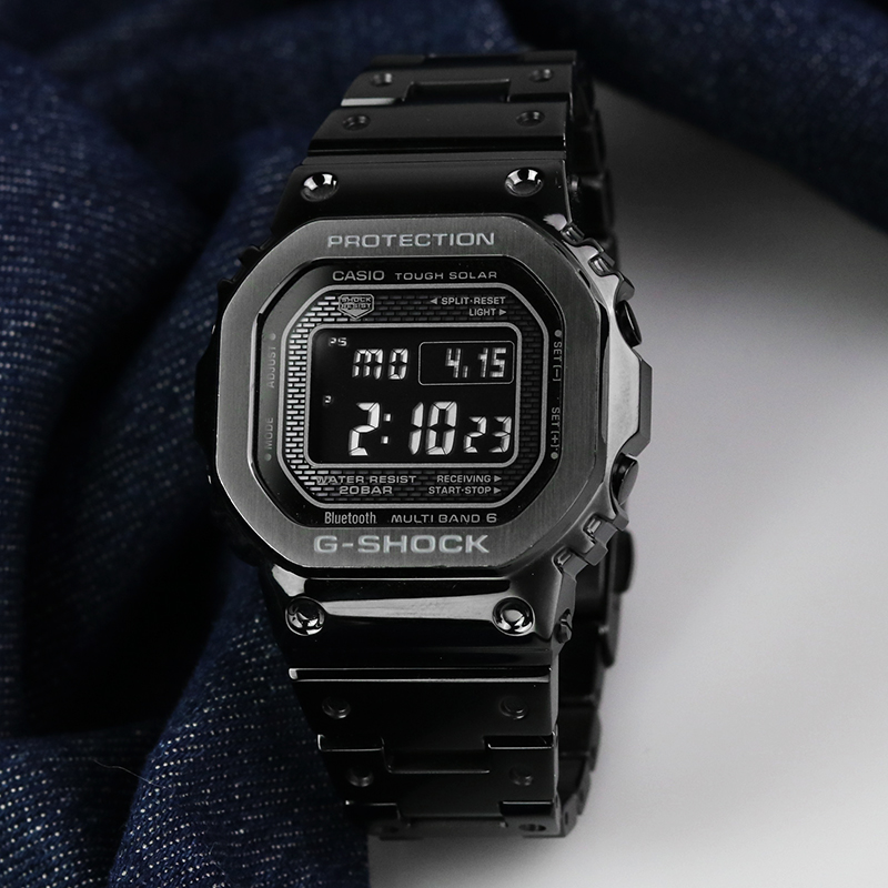 日本G-SHOCK黑武士方块卡西欧GMW-B5000GD-1/4/9金属蓝牙运动手表 - 图1