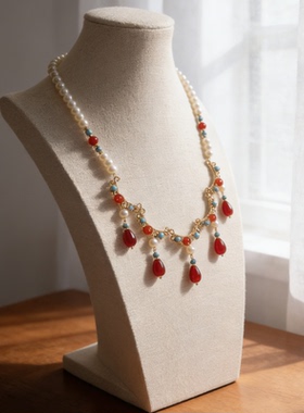 宋明制古风汉服珍珠璎珞