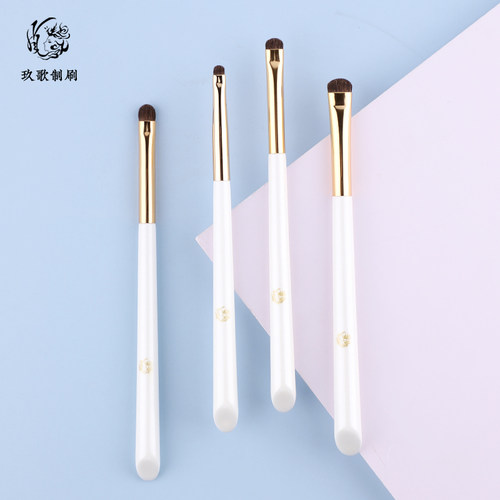 玖歌制刷梨花白系列动物毛眼影刷眼部细节刷眼尾卧蚕化妆刷子M110 - 图2