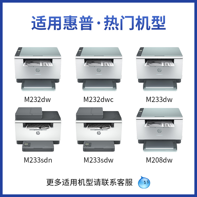 格之格硒鼓适用 惠普m232dw硒鼓 m233sdw m232dwc 233sdn m208dw打印机墨盒 w1370a粉盒 hp137a晒鼓 137x碳粉