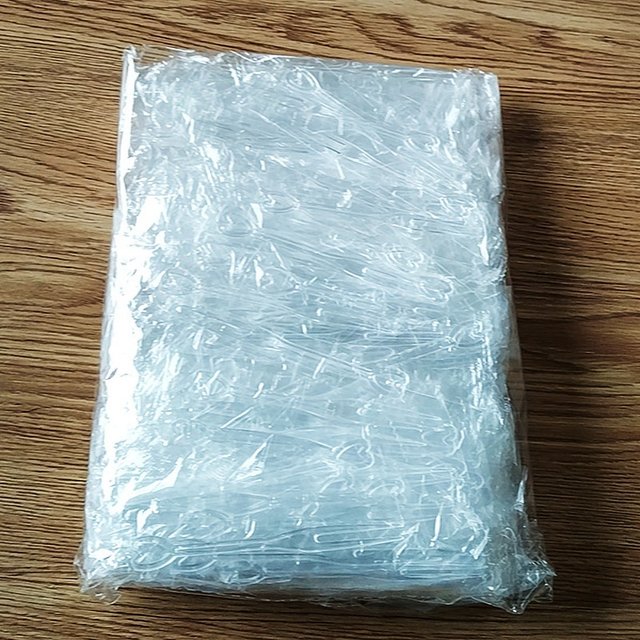 Fruit fork free shipping disposable transparent plastic fruit fork