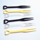 Fruit fork free shipping disposable transparent plastic fruit fork