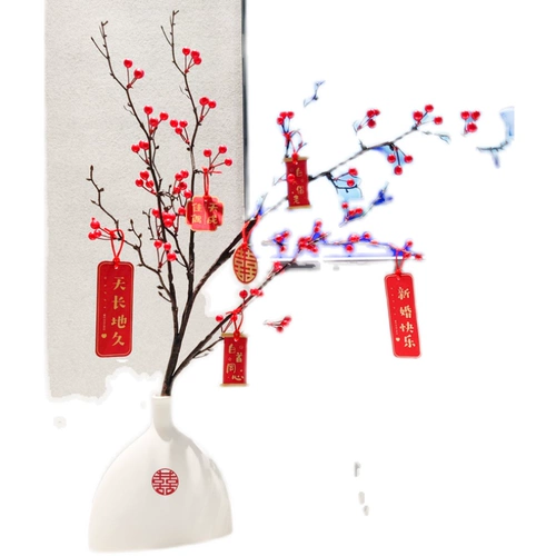 Взаимодействие, свадебная декоративная ваза, богатые фруктами, симуляционная цветочная гостиная, создала новое свадебное украшение, чтобы переехать в новый год на новый год