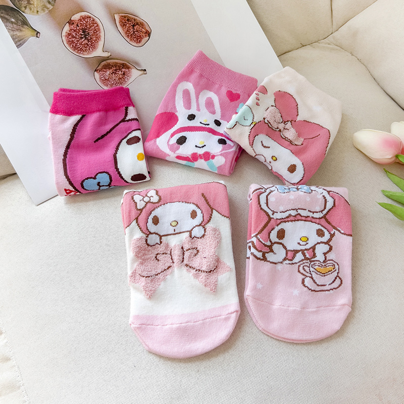卡通浅口船袜可爱薄款透气直板短袜女日系少女春夏低帮袜子学生袜,淘宝优惠券,粉丝福利购,淘宝优惠卷