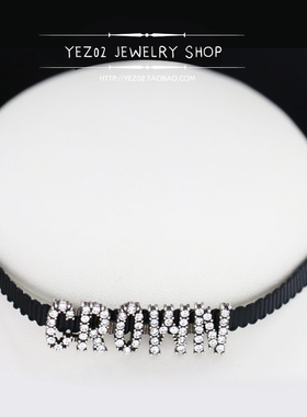 choker性感项圈锁骨链抖音同款