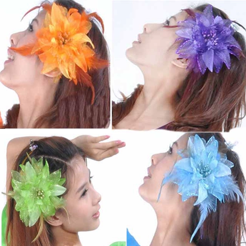 Вместительная и большая ткань, аксессуар для волос, детская заколка для волос, городской стиль, в цветочек