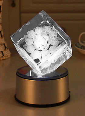 玫瑰花送女朋友老七夕节520摆件