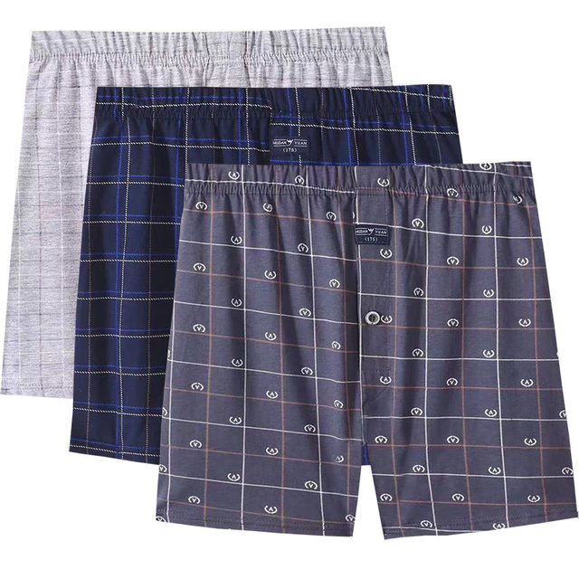 ຜູ້ຊາຍຝ້າຍບໍລິສຸດ Arrow underwear ວ່າງບວກໄຂມັນບວກກັບຂະຫນາດບາງແອວສູງ boxer briefs ເຮືອນສັ້ນ summer