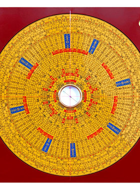 纯铜罗盘高精度专业指南针综合盘