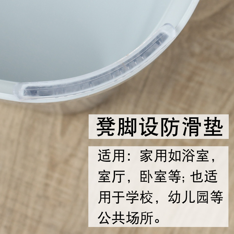 家用加厚塑料小凳子底部防滑垫成人客厅矮凳换鞋凳浴室防滑洗澡凳