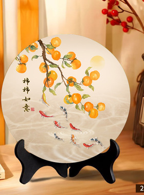 事事如意桌面摆件寓意好入户玄关