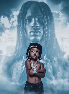 铜镶锆石头字母O BLOCK嘻哈吊坠镀金满钻潮项链男女时尚简约饰品