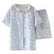 Pajamas ຄໍ doll ຝ້າຍບໍລິສຸດຂອງແມ່ຍິງ