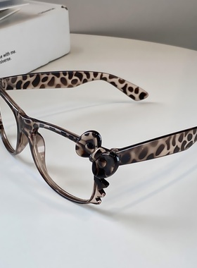 豹纹眼睛框又甜又辣太酷啦！！