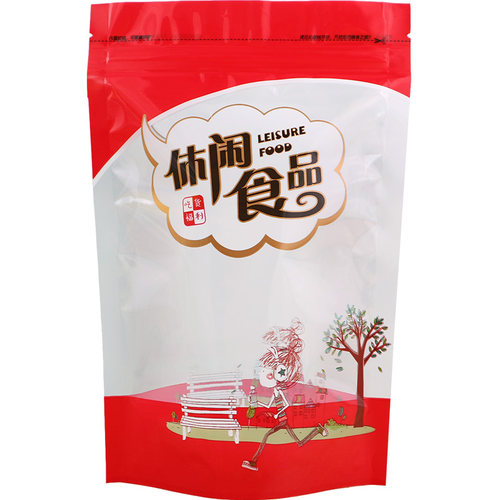 零食小吃休闲食品包装袋坚果瓜子糖果塑料密封袋透明自封袋子定制-图3