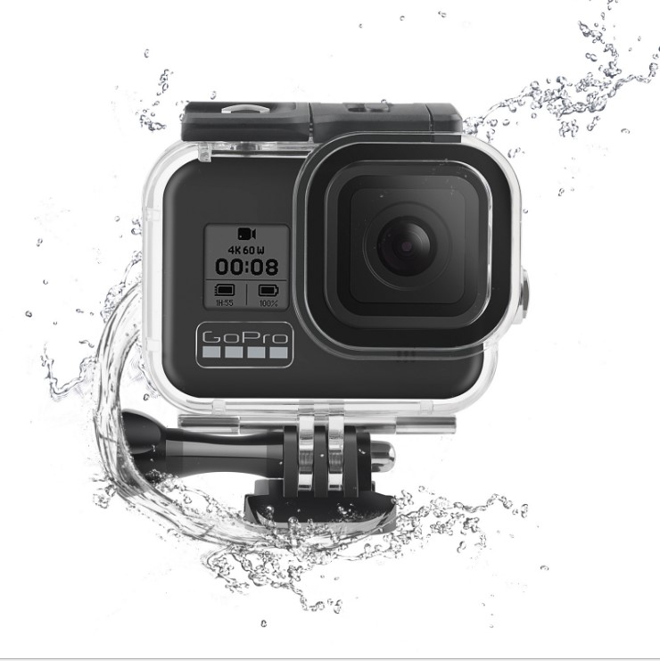 Gopro hero8防水壳 gopro8运动相机防水壳 原装透明壳潜水保护壳 - 图3