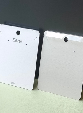 简约6x8项链包装卡纸韩版pvc塑料