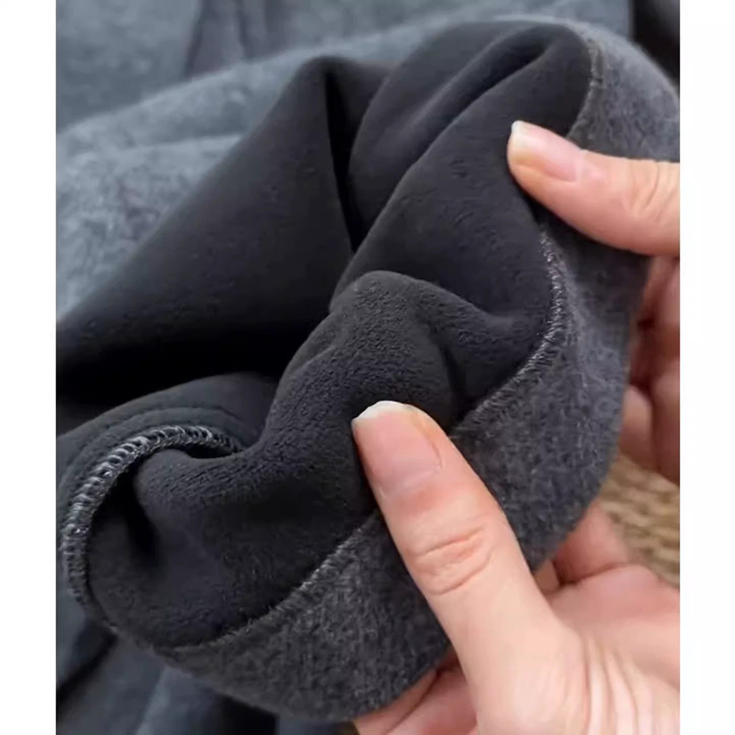 超好看弯刀裤羊绒直筒裤女秋冬2025新款高腰加绒糯米裤羊毛呢裤子,淘宝优惠券,粉丝福利购,淘宝优惠卷