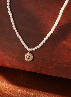 幸运八芒星施家珍珠项链