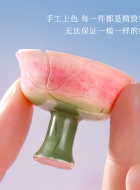 杭州博物馆冰箱贴影青釉里红高足杯同款伴手礼西湖旅游文创