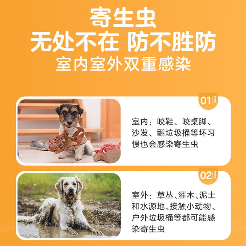 大宠爱犬用驱虫药宠物狗内外同驱耳螨跳蚤拜宠清体内驱虫蛔虫绦虫,淘宝优惠券,粉丝福利购,淘宝优惠卷