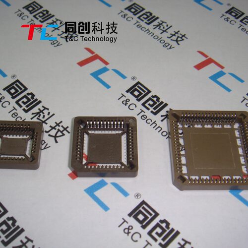 同创科技 PLCC 68P 贴片 IC插座 芯片插座 - 图1