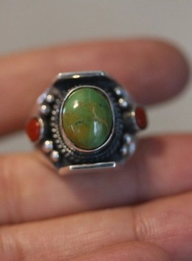 尼泊尔手工藏式民族特色戒指