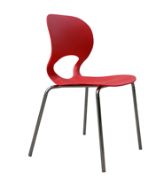 Four-footed office plastic chair GS388