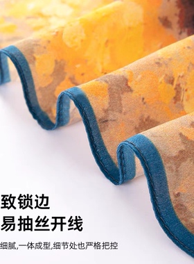 礼品宋徽宗瑞鹤图中国风丝巾围巾