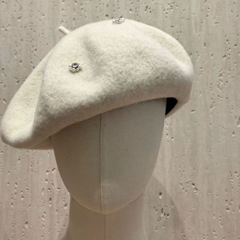 2025新款复古贝雷帽女秋季商场同款显脸小八角帽画家帽 - 图2