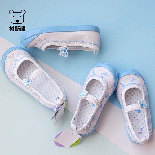 Японская детская низкая белая обувь, детские тканевые туфли для раннего возраста