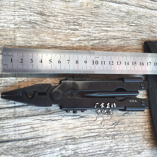 促销多功能排爆钳多用组合伸缩钳头工具钳户外野营装备经典黑钢 - 图1