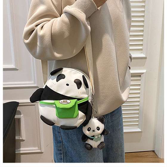 Cute red panda armpit bag as a birthday gift for girlfriend 2024 new trendy and versatile commuting shoulder crossbody bag