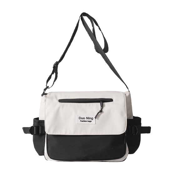 Large-capacity canvas bag tool Hong Kong style crossbody bag
